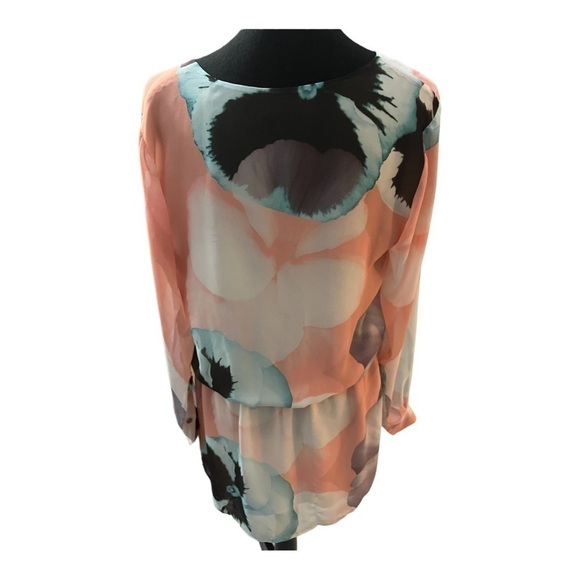 Marciano Floral Spring Dress Longsleeve XS - Picture 3 of 6